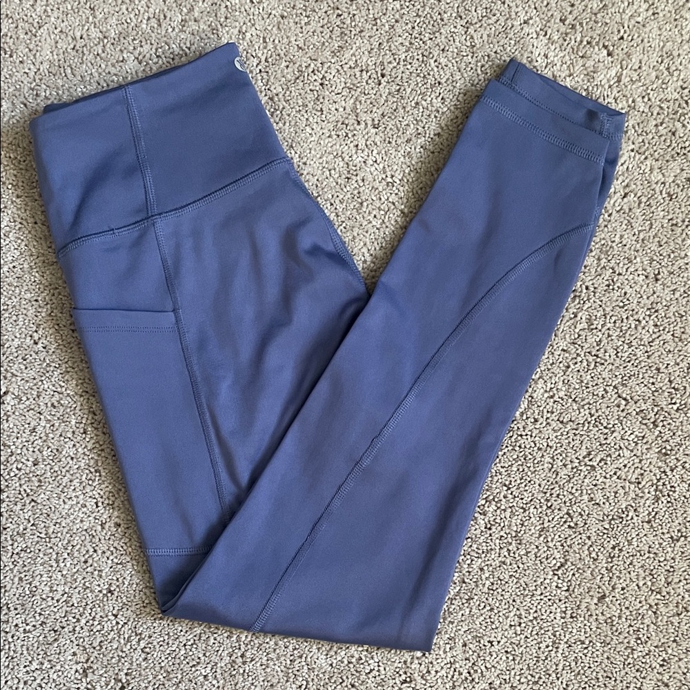 VS Blue High-Waisted Leggings